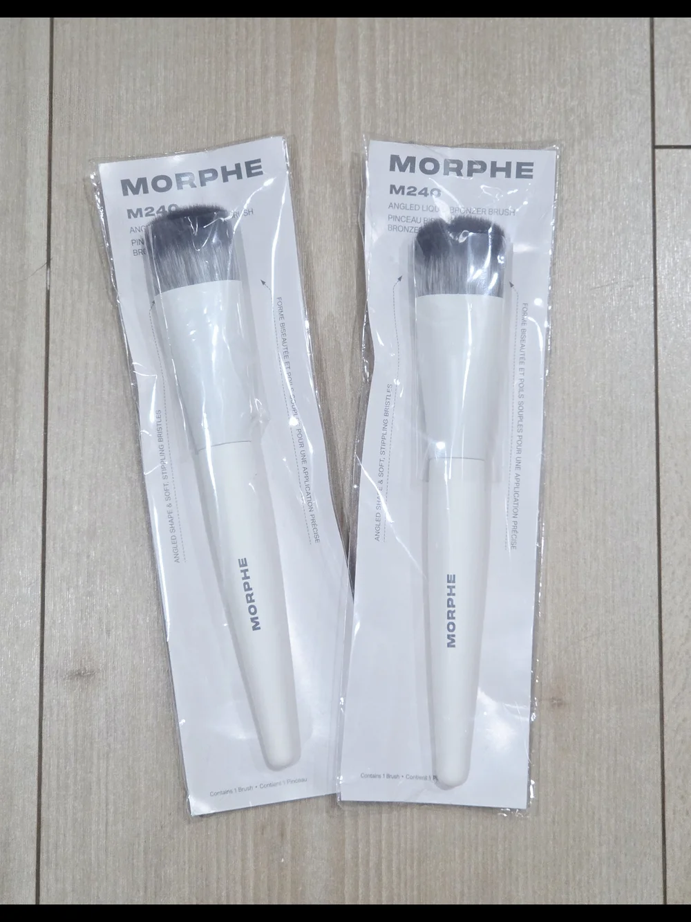 Morphe M240 Angled Liquid Bronzer/Liquid Brush — X2